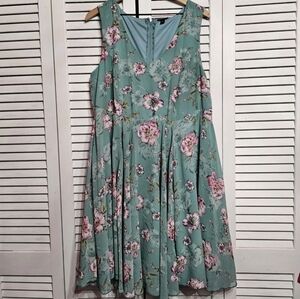 Torrid • Floral Fit And Flare Dress